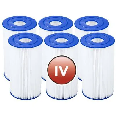 6 x filtr typu "IV" do pompy basenowej - Bestway 58095
