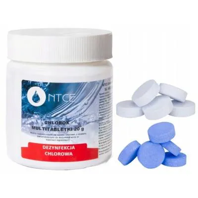 6w1 TABLETKI MULTIFUNKCYJNE NIEBIESKIE 20 g / 0,5 kg - 25x20g CHLOROX NTCE
