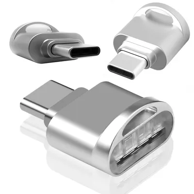 Czytnik kart pamięci microSD | aluminium | CR-030