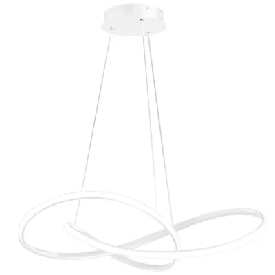 Nowoczesna lampa wisząca | LED | Biała | RLA-48W-W