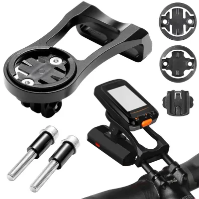 Uchwyt na mostek do komputera rowerowego i GoPro | Aluminiowy uchwyt kompatybilny z Garmin, Bryton | MBZJ-042