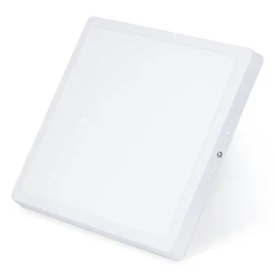 Kwadratowy plafon LED 24W | Niemrugający CCD panel natynkowy | SY-SS124