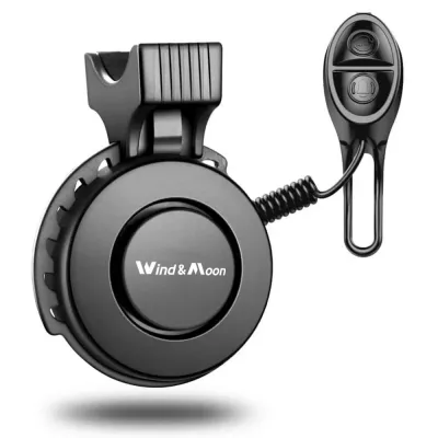 TWB-105 Elektryczny dzwonek rowerowy USB 120 dB | Dzwonek z wbudowanym akumulatorem | 4 tryby dźwiekowe