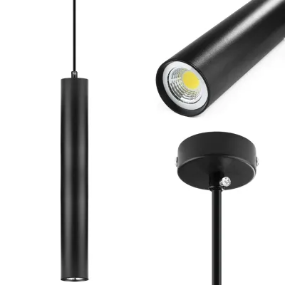 Czarna lampa wisząca | Nowoczesna lampa sufitowa | Oświetlenie dekoracyjne | Lampa wisząca CTD-L40CM