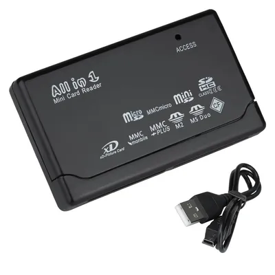 Uniwersalny czytnik kart pamięci USB All In One | CR-001