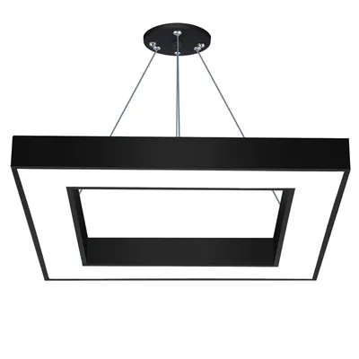 Lampa sufitowa wisząca LED 40W | kwadratowa | aluminium | CCD niemrugająca | 60x60x6 | LPL-008