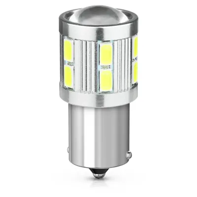 Żarówka samochodowa LED BA15S 16 SMD 5630 P21W PY21W P21/5W DUŻY COKÓŁ