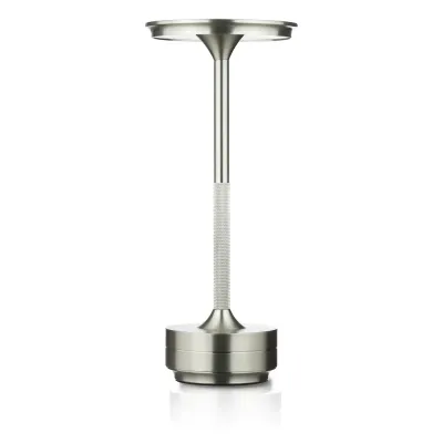 Lampa stołowa z trzema barwami świecenia | Lampka nocna z wbudowanym akumulatorem | HJA-25-GREY