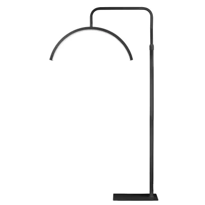 Lampa do studia tatuażu | Bezcieniowa lampa kosmetyczna LED | Lampa podłogowa do salonów kosmetycznych, stylizacji rzęs i paznokci | EPT-135-BLACK