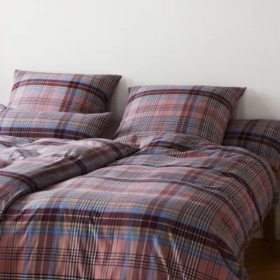 Pościel flanelowa Elegante Holmes 26005-01 Weinrot
