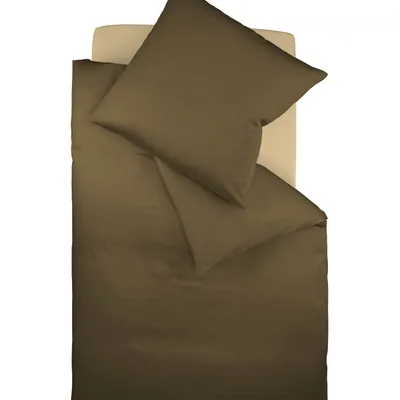 Pościel jersey Fleuresse Colours 9200-8022 Mokka