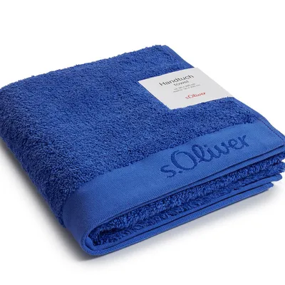 Ręcznik bawełniany s.Oliver Uni 1512-600 Blau