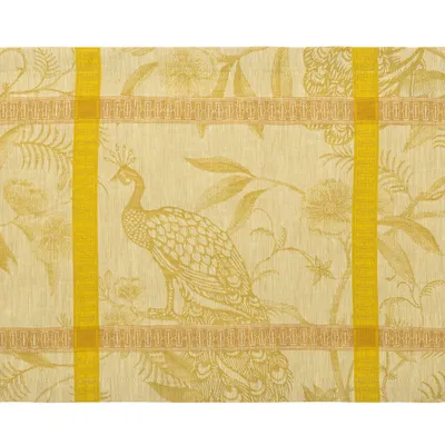 Podkładki na stół lniane Le Jacquard Français À L'orangerie Mimosa 4 szt.