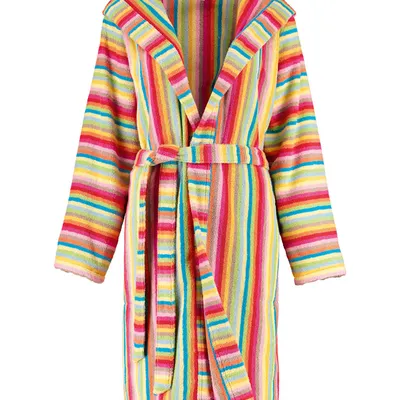 Szlafrok damski z kapturem Cawö 7082-25 Multicolor 36-46