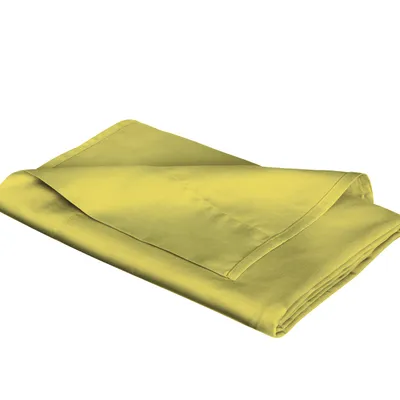 Prześcieradło satynowe bez gumki Fleuresse Colours 9100-7049 Oliwka