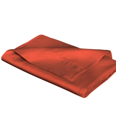 Prześcieradło satynowe bez gumki Fleuresse Colours 9100-4071 Chilli