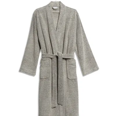 Szlafrok kimono Möve Eden Querrippe 081 Natural/Black