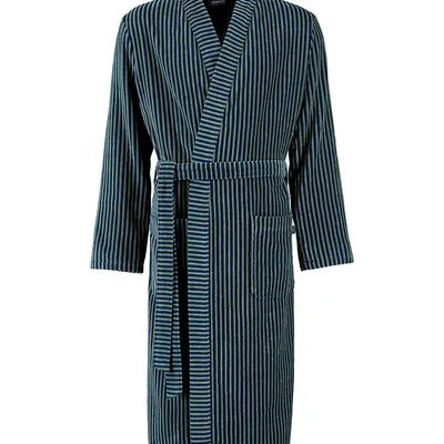 Szlafrok męski kimono Cawö 4854-14 Blau-Field 48-60