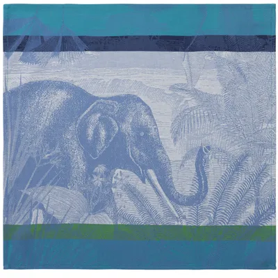 Serwetki bawełniane Le Jacquard Français Sinharâja Ocean 4 szt.