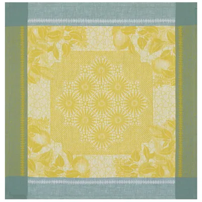 Serwetki lniane Le Jacquard Français Jardin d'Orient Cédrat 4 szt.