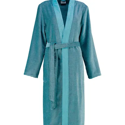 Szlafrok damski kimono Cawö 6431-47 Turkus 36-46