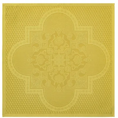 Serwetki bawełniane Le Jacquard Français Palais Vénitien Ocre 4 szt.