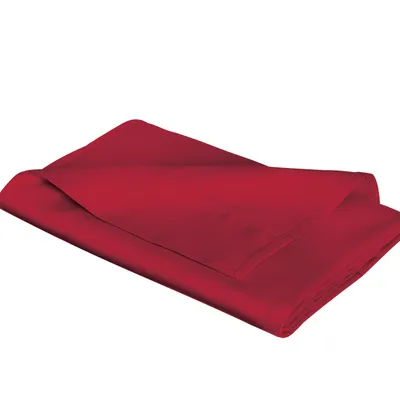 Prześcieradło satynowe bez gumki Fleuresse Colours 9100-4580 Bordo