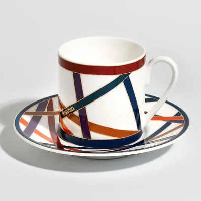 Filiżanka do kawy Missoni Nastri Multicolor, zestaw 6 szt.