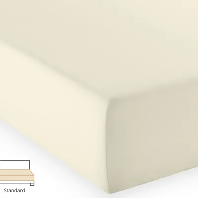 Prześcieradło jersey Fleuresse Comfort 1117-2610 Creme
