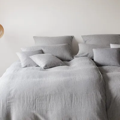 Pościel lniana Elegante Cozy 7112-09 Hellgrau