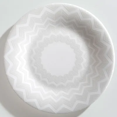 Talerzyk do pieczywa Missoni Zig Zag White, zestaw 6 szt.