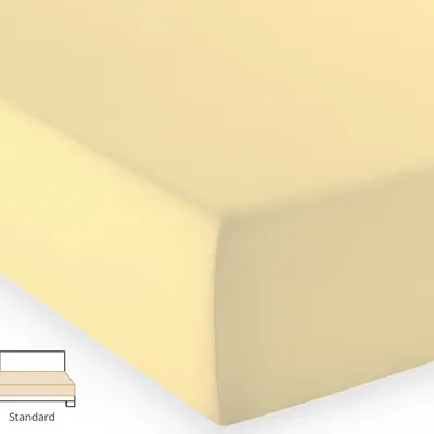 Prześcieradło jersey Fleuresse Comfort 1117-215 Wanilia