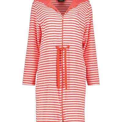 Szlafrok damski zapinany na zamek Cawö 834-26 Watermelon XS-XL