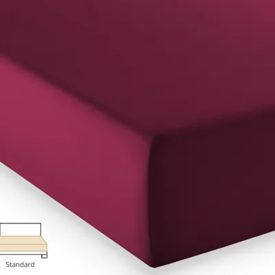 Prześcieradło jersey Fleuresse Comfort 1117-4074 Śliwka