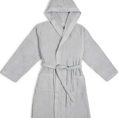 Szlafrok z kapturem unisex s.Oliver 1513-850 Hellgrau