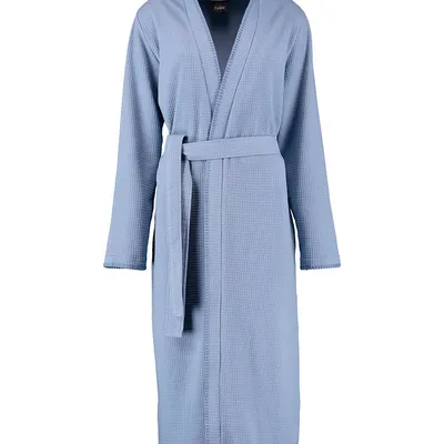 Szlafrok damski gofrowany kimono Cawö 812-11 Sky XS-XL