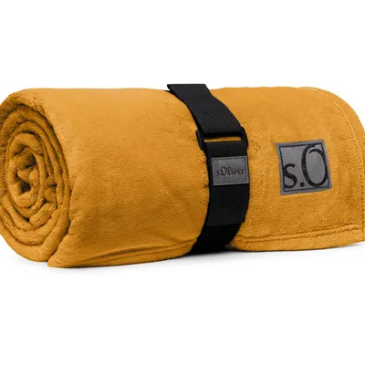 Koc s.Oliver Kuschelsoft 3638-900 150x200 żółty