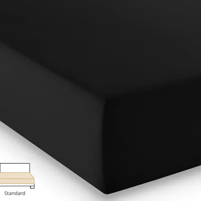 Prześcieradło jersey Fleuresse Comfort 1117-941 Czarny
