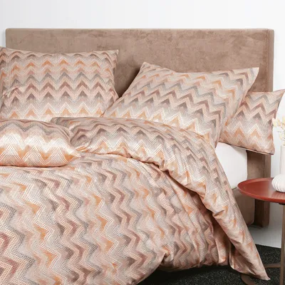 Pościel satyna bawełniana Janine Milano 45092-04 Koralle-Peach