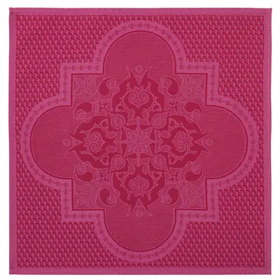 Serwetki bawełniane Le Jacquard Français Palais Vénitien Pourpre 4 szt.