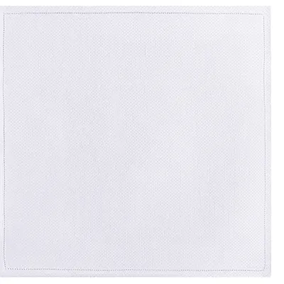 Serwetki lniane Le Jacquard Français Portofino Bianco 4 szt.