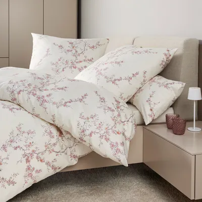 Pościel jersey Janine Carmen S 55104-01 Rosa-Beere
