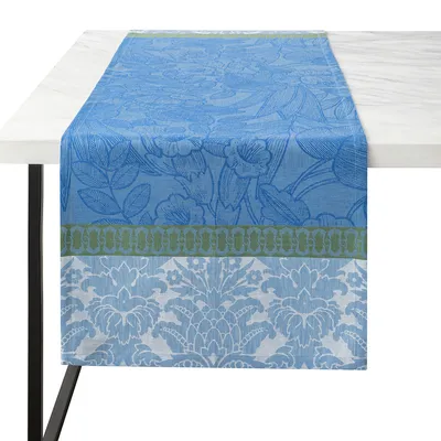Bieżnik lnianyLe Jacquard Français Tropicale Perroquet