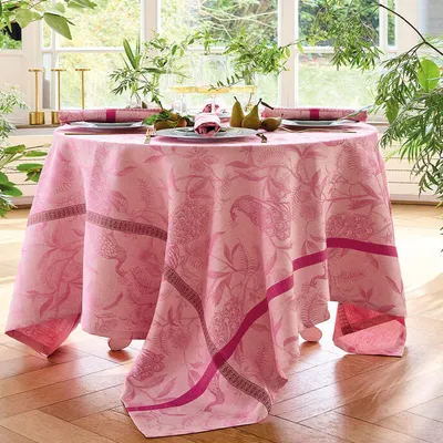 Obrus lniany Le Jacquard Français À L'orangerie Magnolia