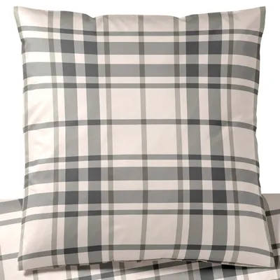 Poszewka flanelowa Elegante Karo 26011-07 Natur