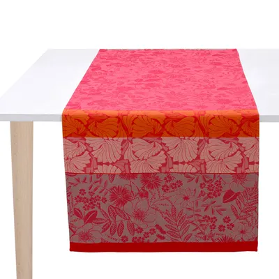 Bieżnik bawełniany Le Jacquard Français Cottage Fleury