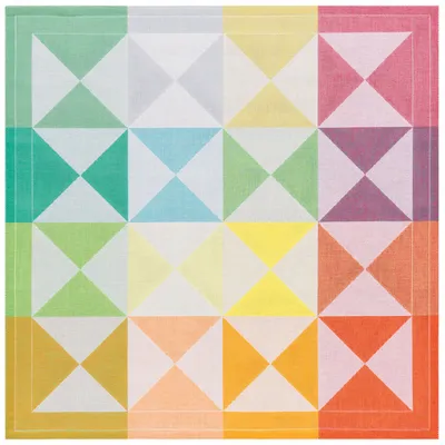 Serwetki bawełniane Le Jacquard Français Origami Multico 4 szt.