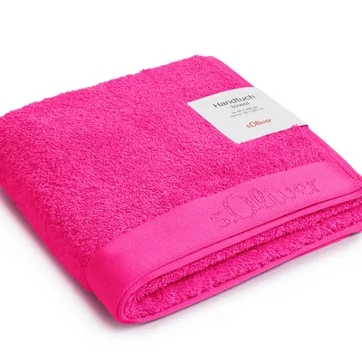 Ręcznik bawełniany s.Oliver Uni 1512-560 Pink