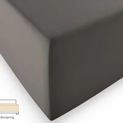 Prześcieradło na wysoki materac Fleuresse Comfort XL 1119-8031 Espresso