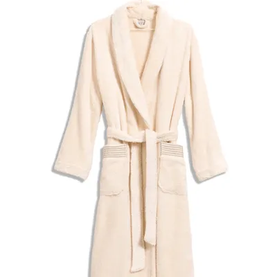 Szlafrok z szalem Möve Wellness Unisex 869 Natural